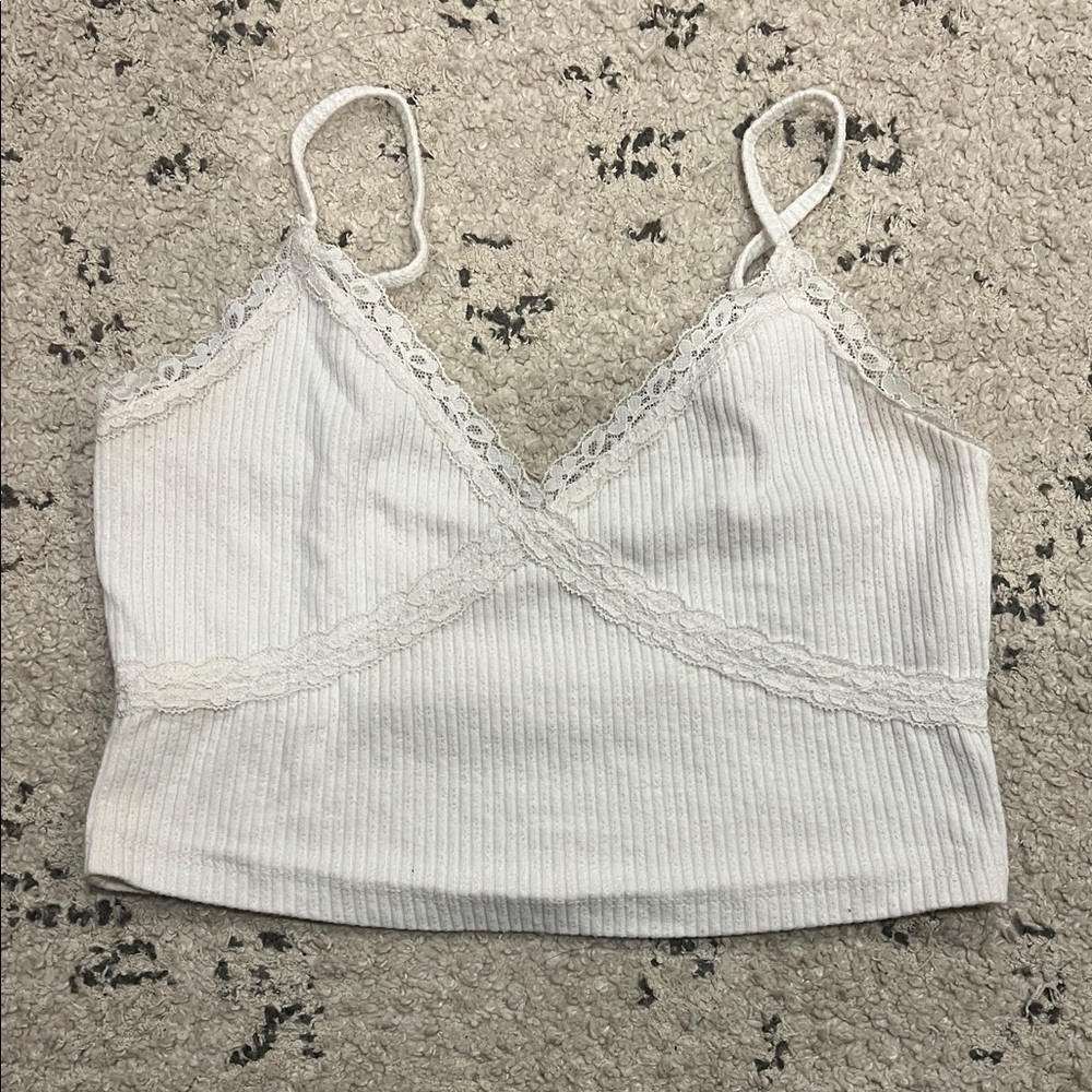 Aeropostale Cream Lace Camisole